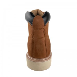 Goodyear Welt welfulation security ເກີບຫນັງງົວ nubuck ກັບຕີນປ້ອງກັນ