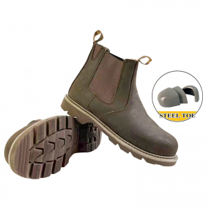 6 pous mawon kwi goodyear bòt sekirite ak zòtèy asye