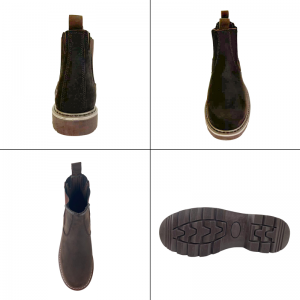6 pous mawon kwi goodyear bòt sekirite ak zòtèy asye