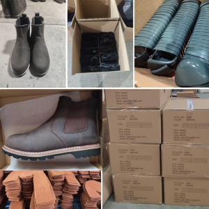 6 pous mawon kwi goodyear bòt sekirite ak zòtèy asye